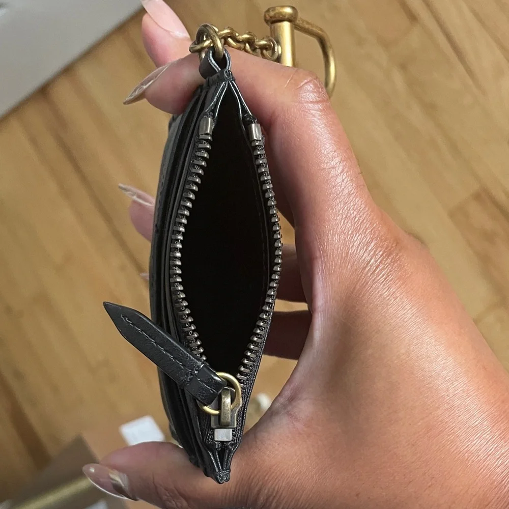 Gucci Black and Gold Card & Coin Holder - Picture 5 of 6